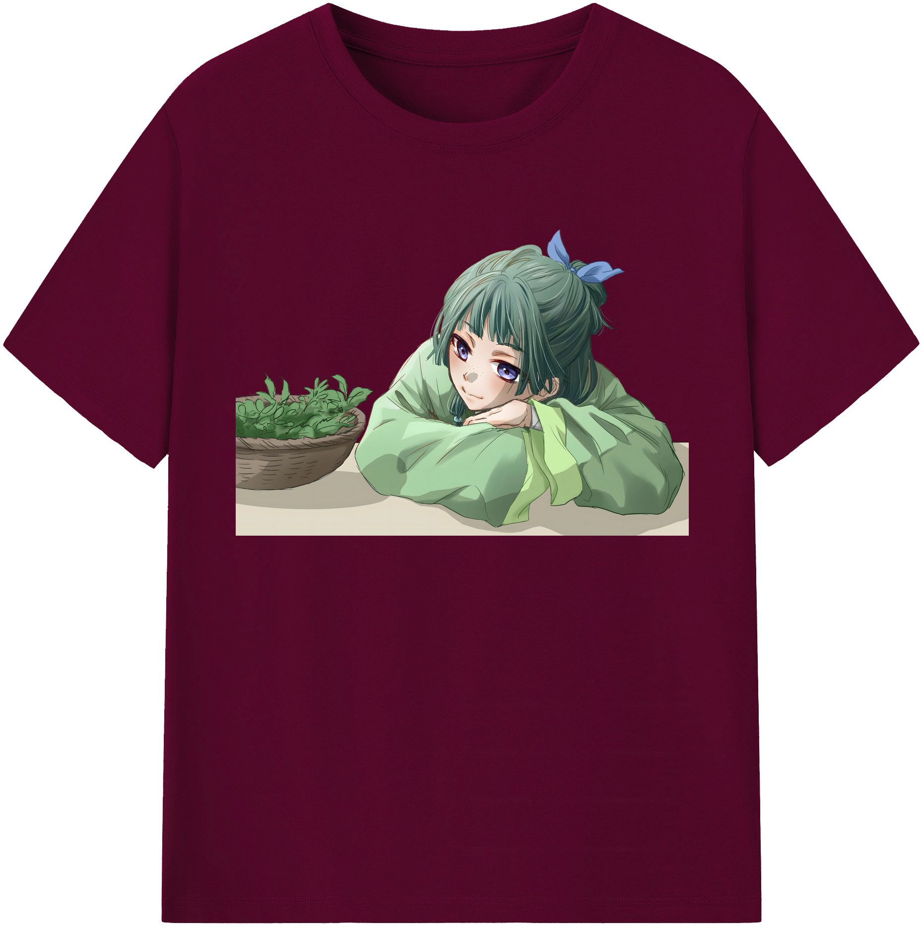 （画像用） 薬屋のひとりごと The Apothecary Diaries レディースカジュアルプリントTシャツ（綿100％）